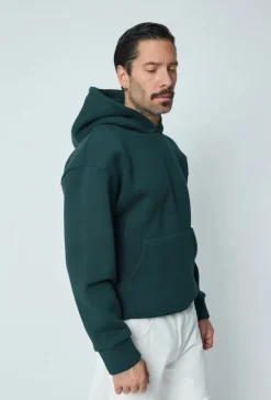 Sweat à capuche uni