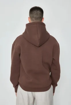 Sweat à capuche uni