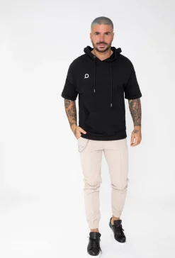 Sweat avec logo et manches courtes