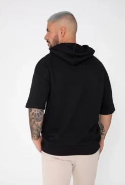 Sweat avec logo et manches courtes