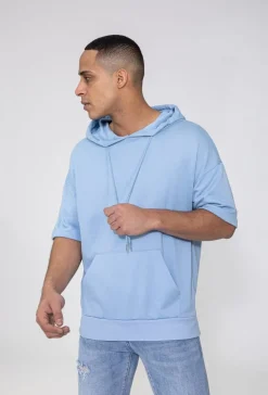 Sweat avec logo et manches courtes