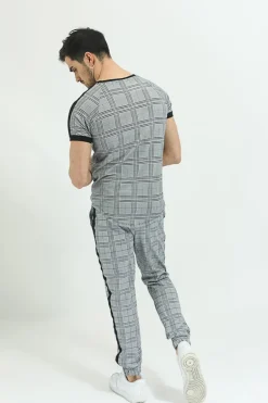 T-shirt à carreaux