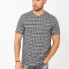 T-shirt à carreaux pieddepoule