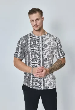 T-shirt à imprimé fleuri