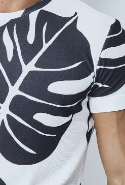 T-shirt à imprimé fleuri