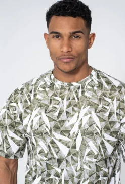 T-shirt à motif abstrait