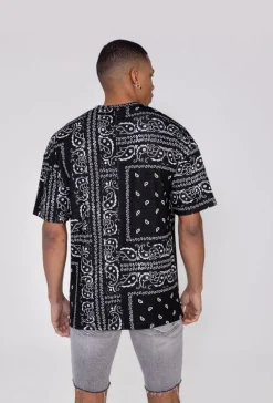 T-shirt à motif bandana
