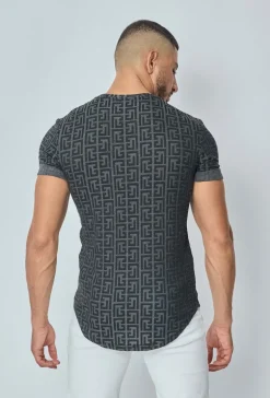 T-shirt à motif baroque