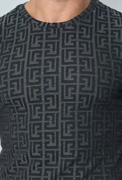 T-shirt à motif baroque