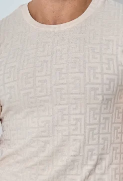 T-shirt à motif baroque