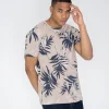 T-shirt à motif fleuri