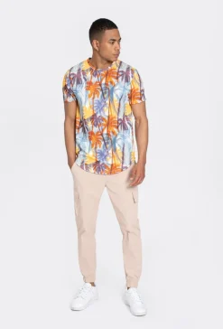 T-shirt à motif fleuri
