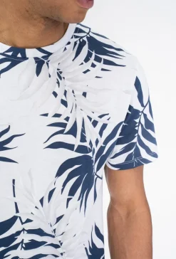 T-shirt à motif fleuri