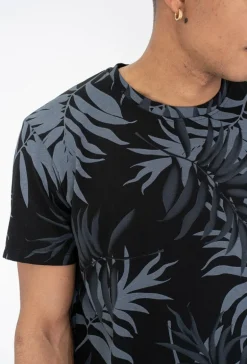 T-shirt à motif fleuri