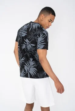 T-shirt à motif fleuri