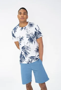 T-shirt à motif fleuri