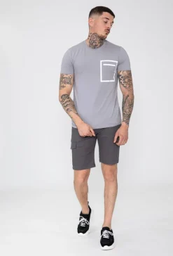 T-shirt à motif réfléchissant