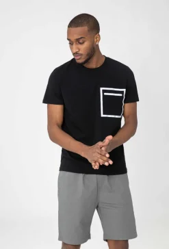 T-shirt à motif réfléchissant
