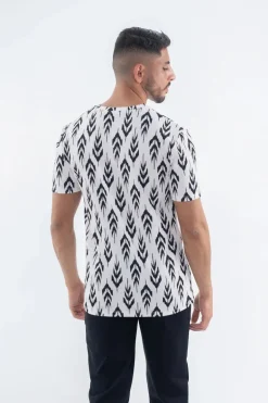 T-shirt à motifs flechés