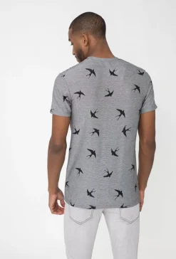 T-shirt à motifs hirondelles