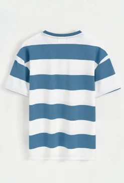 T-shirt à rayures décontracté