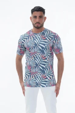 T-shirt aux motifs naturels
