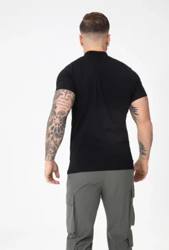 T-shirt basic col montant