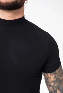 T-shirt basic col montant