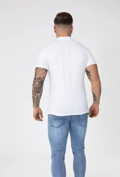 T-shirt basic col montant