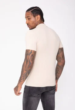 T-shirt basic col montant
