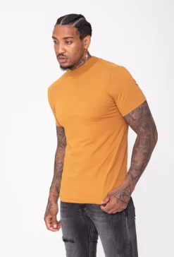 T-shirt basic col montant