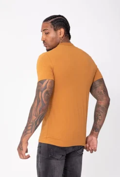 T-shirt basic col montant