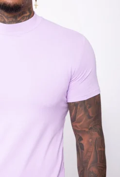 T-shirt basic col montant