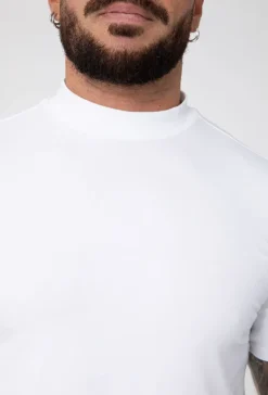 T-shirt basic col montant