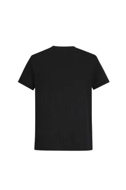 T-shirt cotelé