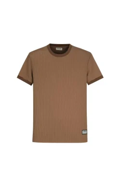 T-shirt cotelé