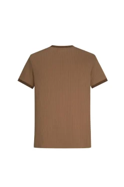 T-shirt cotelé