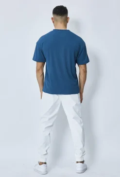 T-shirt cotelé uni oversize