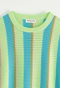 T-shirt débardeur à rayures