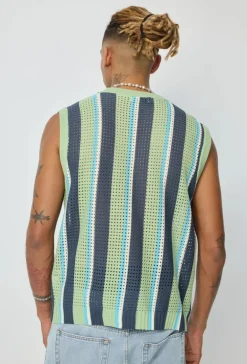 T-shirt débardeur à rayures