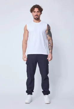 T-shirt débardeur uni pour homme
