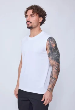 T-shirt débardeur uni pour homme