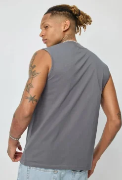 T-shirt débardeur uni pour homme