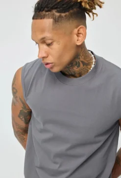 T-shirt débardeur uni pour homme