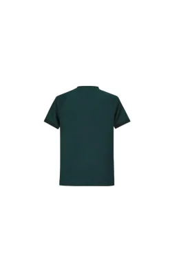 T-shirt gaufré à zip