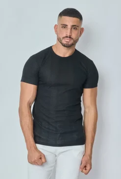 T-shirt léger à manches retroussés