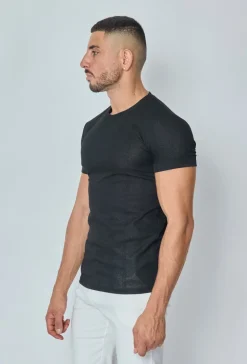 T-shirt léger à manches retroussés