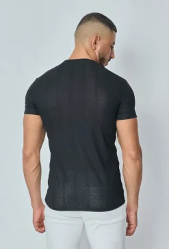 T-shirt léger à manches retroussés