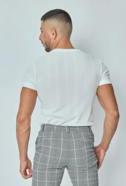 T-shirt léger à manches retroussés