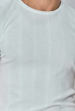 T-shirt léger à manches retroussés